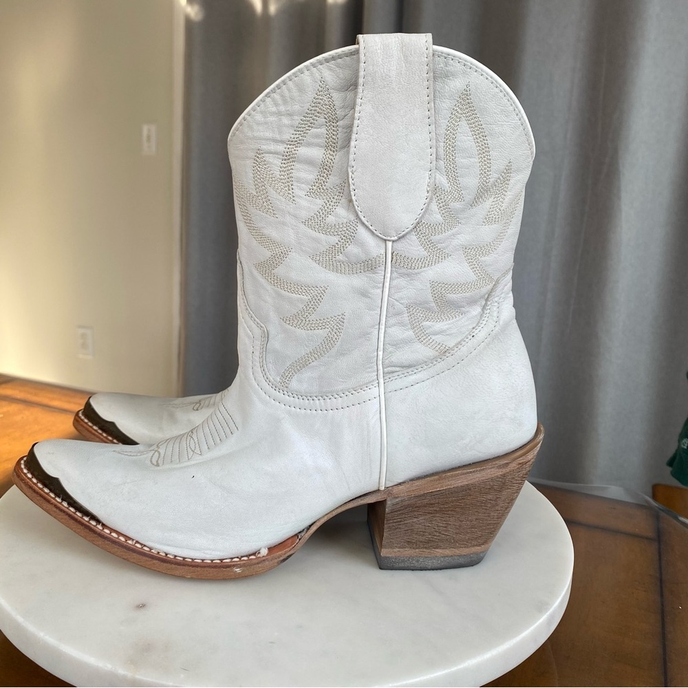 Idyllwind Women's Wheels White Western Boots 11B - Picture 3 of 10